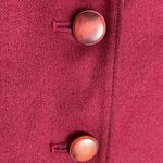 Pendleton  vintage burgundy wool cropped blazer jacket Photo 2