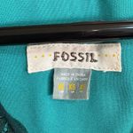 Fossil  Teal Lace Midi Dress Photo 4