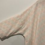 LuLaRoe LLR Light Pink Floral Pattern Irma Top Photo 5