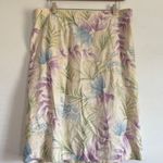 VTG Alfred Dunner Pleated Floral Midi Skirt Pastel Cottagecore French Girl SZ 12 Photo 1
