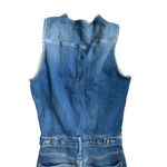 Frame Women’s Blue Denim Buttoned Jumpsuit Size Small Photo 4