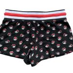 Disney  Shorts Womens Sz Medium Black Minnie Mouse Print Sweatshort Photo 4