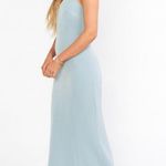 Show Me Your Mumu NWT Bridesmaid Dress Morgan Gown Silver Sage Sz S Photo 8