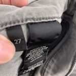 J Brand Rosalie Skirt Gray Button Front High Rise Frayed Hem Size 27 Photo 5