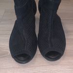 Earth Brand Earth Intrepid Black Leather Zip Up Boots Sandals Photo 3