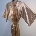 Beige Silky Robe Tan Photo 3
