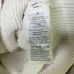 J.Crew Front Lace Long Sleeve Stretch Plush Knit Sweater Rib Hems M True White Photo 8