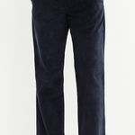 Rebecca Taylor NEW High Rise Straight Leg Velvet Pant Carbon Gray Size 10 Photo 0