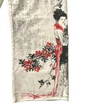 Lucky Brand Vintage Y2K Asian Geisha Cropped Sweatpants Kimono Floral size Small Photo 1
