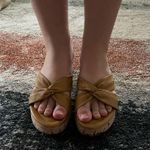 Vintage Island Slipper Wedge Sandals Shoes Made in Hawaii No Size but Approx 8 Photo 12