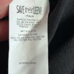 Save The Queen Italia Black Gray Tweed Colorblock Sheath Dress XL Square Neck Size M Photo 7