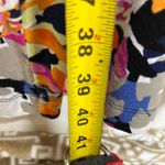 Dana Buchman  Abstract Colorful Ruched Midi Sundress Photo 5