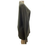 Original Use  Size Medium Longline Olive Green Side Slit with Ties Top. New Photo 1