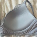 Aerie Lace Deep V Underwire Bralette Light Blue 32D Photo 10