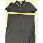 NEW Renuar Polo Dress Women Large Black Preppy Quiet Luxury Travel Minimal Photo 5