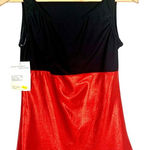 Bal Togs Sleeveless Tank Top Tunic L Dance Lyrical Jazz Iridescent Red Black Size L Photo 0
