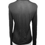 Stockholm Atelier & Other Stories Black Sheer Mesh Long Sleeve Turtleneck Top 4 Photo 1