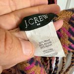 J.Crew  tan pink wool blend scarf Photo 4