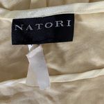 Natori Vintage  Yellow Faded Lagenlook Satin Blouse, Size Large Photo 3