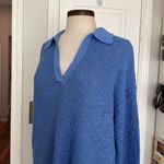 Sundance cotton relaxed polo pullover sweater Blue Size M Photo 11