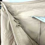 Athleta  Size 12 Khaki Skort A Line Side Zip Drawstring Skirt Built in Shorts Photo 2