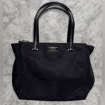Kate Spade  New York Dawn Tote Bag Medium Black Purse Magnetic Snap Zipper Logo Photo 0