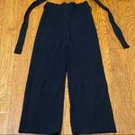 Black Pleated Stretchy Dress Pants Photo 1