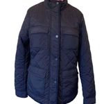 H&M blue quilted coat. Size 8. Photo 9
