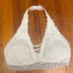 Gilly Hicks Lightly padded lace cream bralette by  size small Photo 0