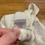 Kirra Lace Fringe Tank Top Womens Small Ivory White Sleeveless Crochet Festival Photo 4