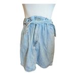 Hollister Womens  Denim Ultra High Rise Jean Paperbag Skirt w Belt - Sz 9 Photo 1