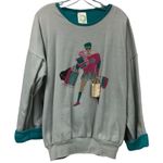 Vtg 80’s 90’s Dinamo Production shopping lady diva double lined sweatshirt‎ sz L Pink Size L Photo 0