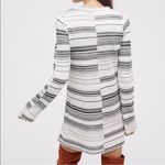 Free People  rave metallic stripe tunic dress M Photo 1