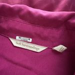 Soft Surroundings  Washed Tencel Asymmetric Tunic Top Pink Orchid Fuchsia Small Photo 6