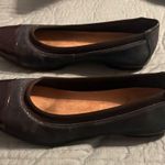 Clarks Women's Neenah Garden Ballet Flat Black and Blue Size 7 Comfort Casual Photo 0