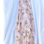 Ted Baker | DIXXIE PLEATED PRINTED SLEEVELESS FLORAL HIGH LOW MAXI DRESS SIZE 4 Photo 12