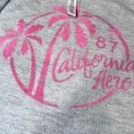 Aeropostale Sleeveless Zip Up Hoodie Womens XL Grey Sweatshirt California Casual Photo 7