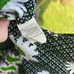 Vintage Floral‎ Maxi Dress with Green Accents White Size 4 Photo 2