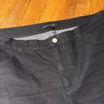 Lafayette 148 New York black denim wash wide leg jeans vintage size 14 LONG Photo 1