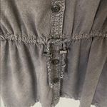 Maurice's  Premium Gray Mineral Wash Utility Jacket Large Photo 3