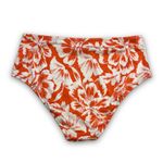 Shade & Shore Sun Coast Cheeky Shiny Texture High Waist Bikini Bottom Coral XL Photo 2