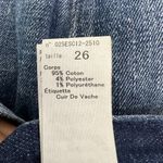 Moussy Vintage Velma Jeans Tapered Distressed Dark Wash Blue Denim Women's 26 Photo 6