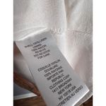 House of Harlow 1960 Dress Linen Floral Smocked Puff Sleeve Mini Dress Medium Orange Photo 5