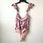 Free People Free People Take It Away Bodysuit Pink Rose Floral S Photo 8