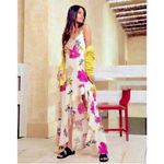 Billabong BOGO  Kick It Up Floral Asymmetrical Leg Slit Maxi Dress Photo 2