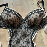 Victoria's Secret  Sexy little things French Maid Baby Doll Lingerie Sz 34D Photo 5