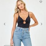 l*space New! L* Piper Classic One Piece‎ Swimsuit Bodysuit in Black Sz XL $180 Photo 7