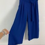Carolina belle  Pants Size 4 Blue Cropped Trousers Minimal Chic Photo 2