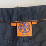 Tory Burch Sz 31 Black Super Skinny Slim Jeans Pants Pockets Logo Photo 3