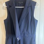 Antonio Melani  Dark Blue Striped Jumpsuit Photo 8